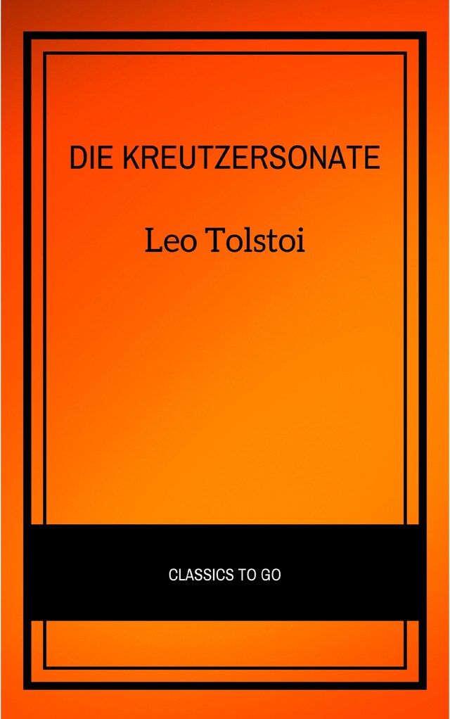 Buchcover für Die Kreutzersonate