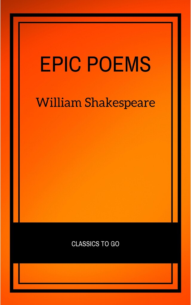 Kirjankansi teokselle Epic Poems