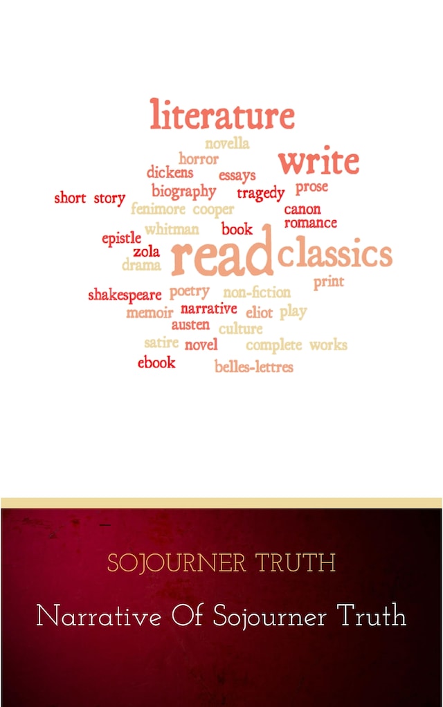 Book cover for Narrative of Sojourner Truth: A Northern Slave