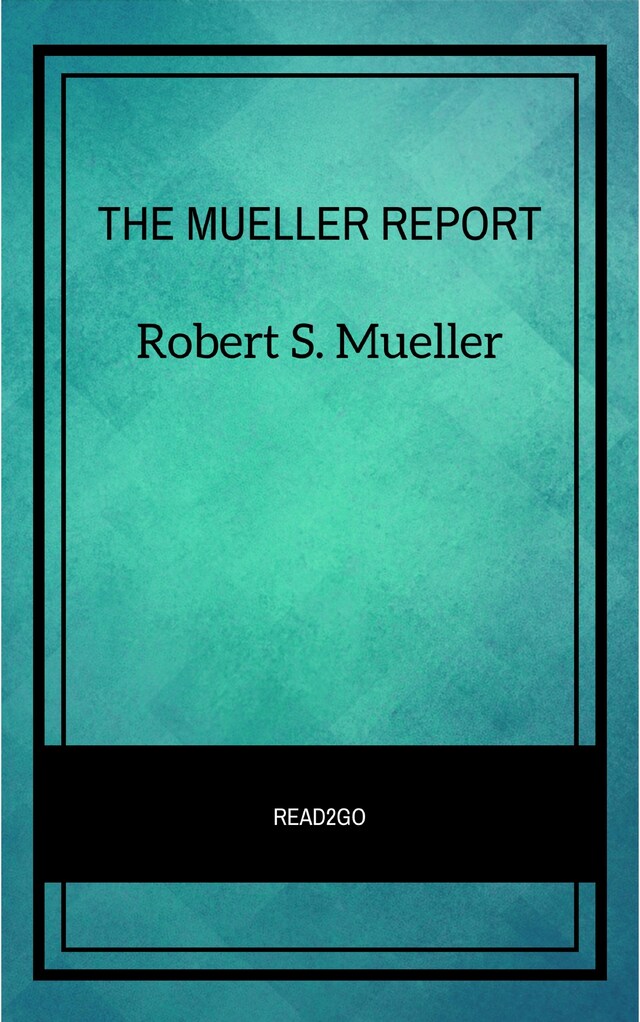 Okładka książki dla THE MUELLER REPORT