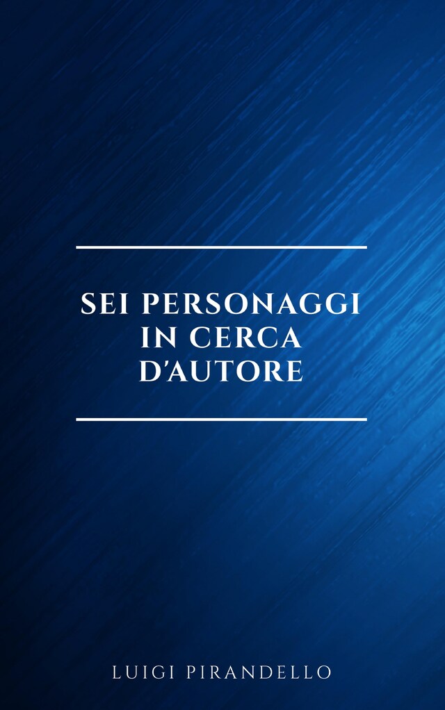 Boekomslag van Sei personaggi in cerca d'autore