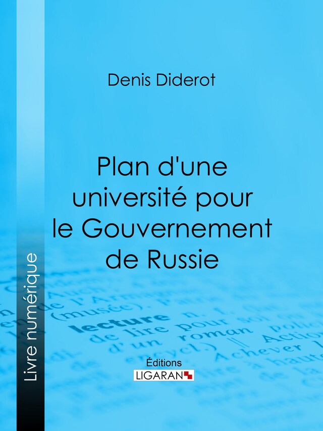 Book cover for Plan d'une université pour le Gouvernement de Russie