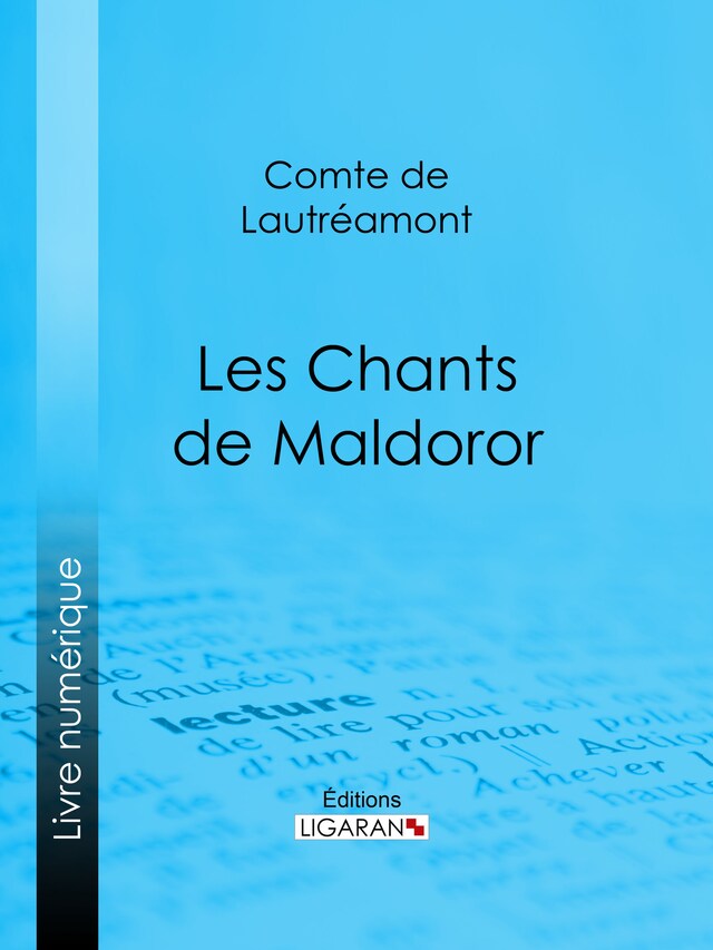 Portada de libro para Les Chants de Maldoror