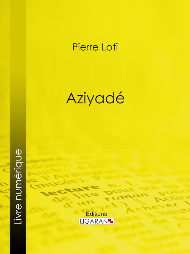 Okładka książki dla Aziyadé
