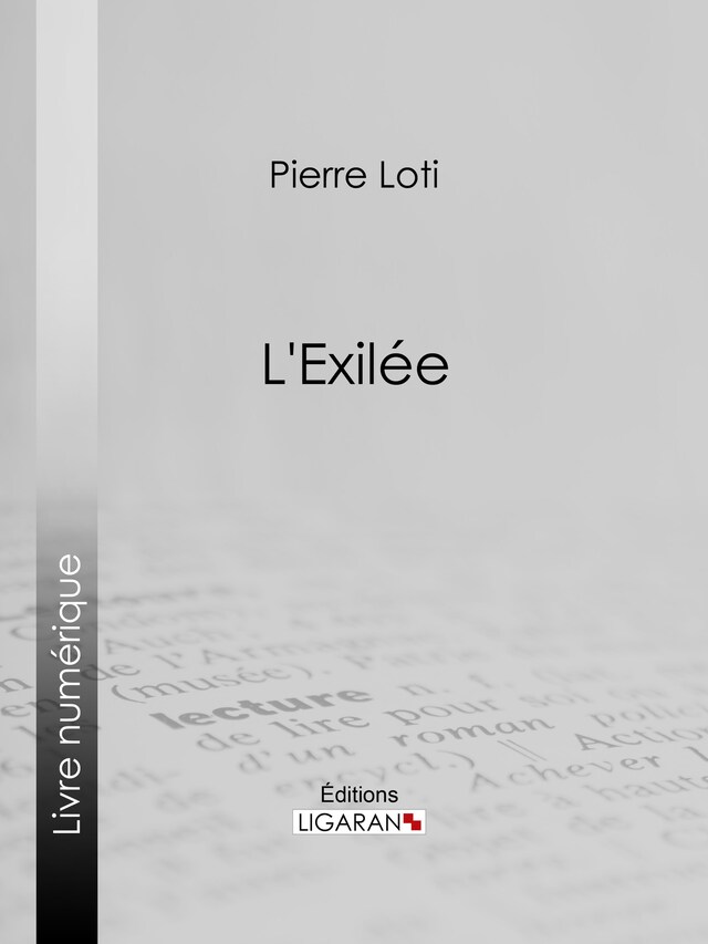 Book cover for L'Exilée
