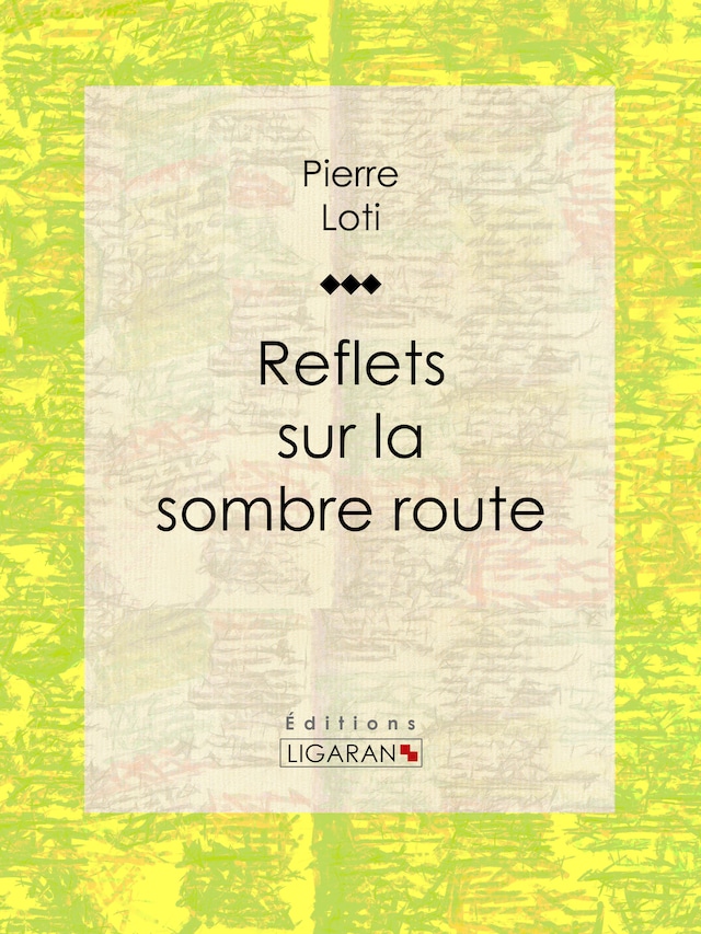 Book cover for Reflets sur la sombre route
