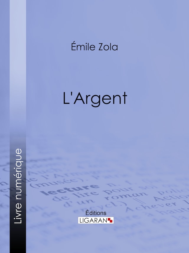 Book cover for L'Argent