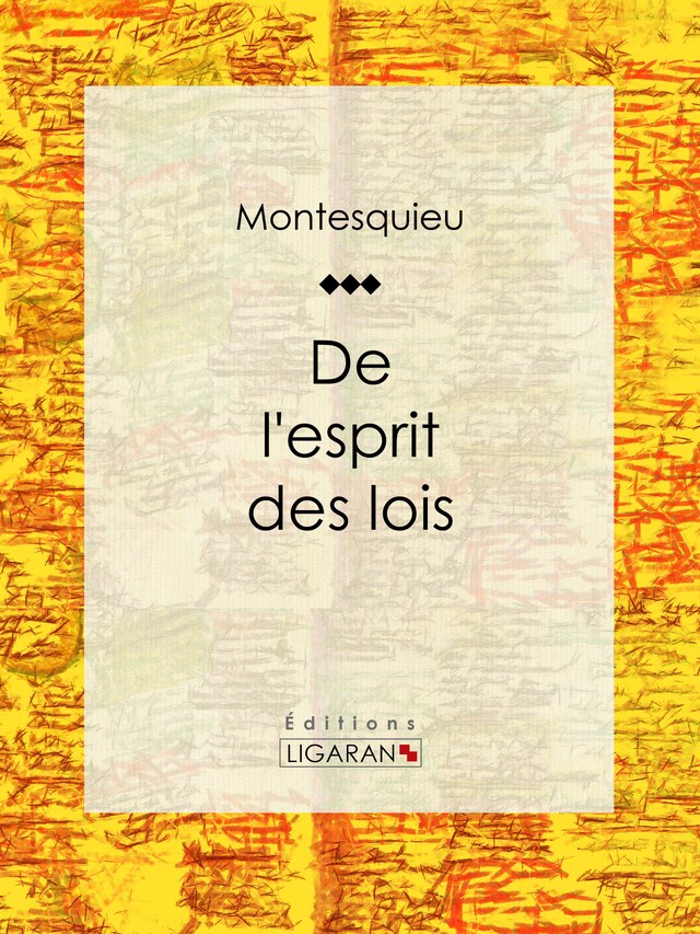 Book cover for De l'esprit des lois