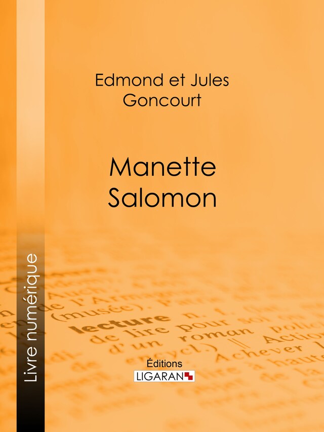 Okładka książki dla Manette Salomon