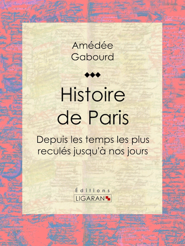 Okładka książki dla Histoire de Paris