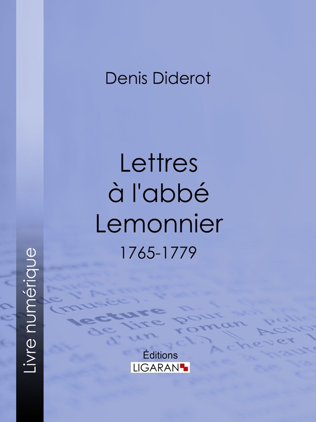 Book cover for Lettres à l'abbé Lemonnier