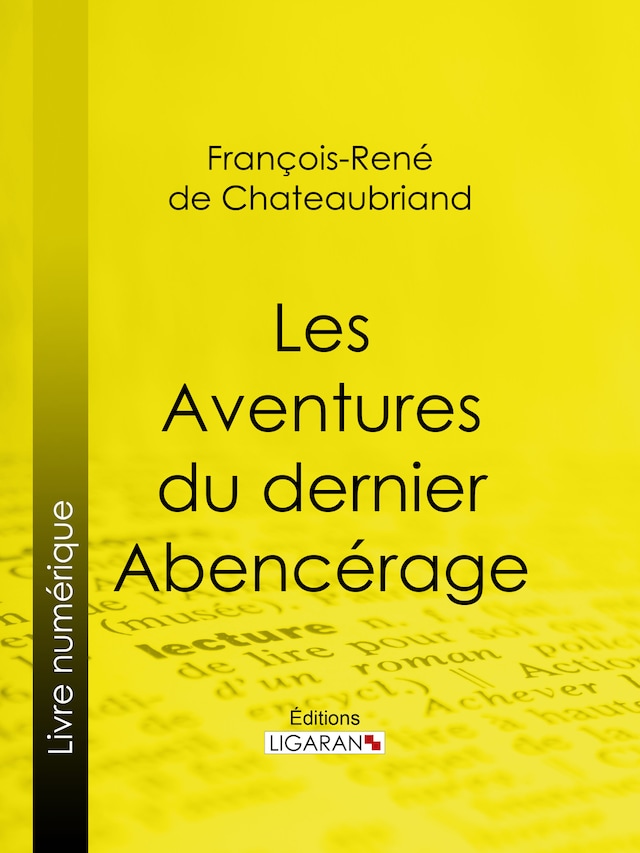 Okładka książki dla Les Aventures du dernier Abencérage