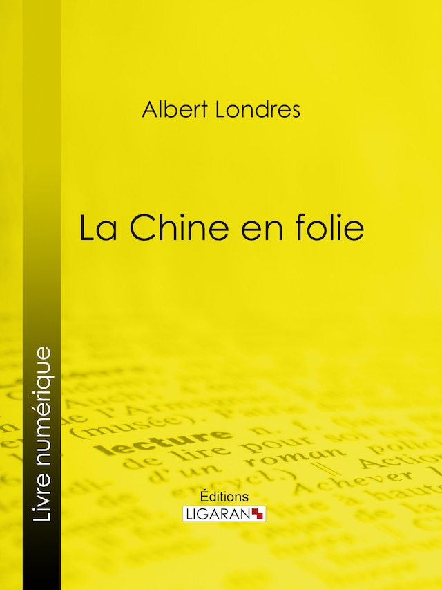 Book cover for La Chine en folie