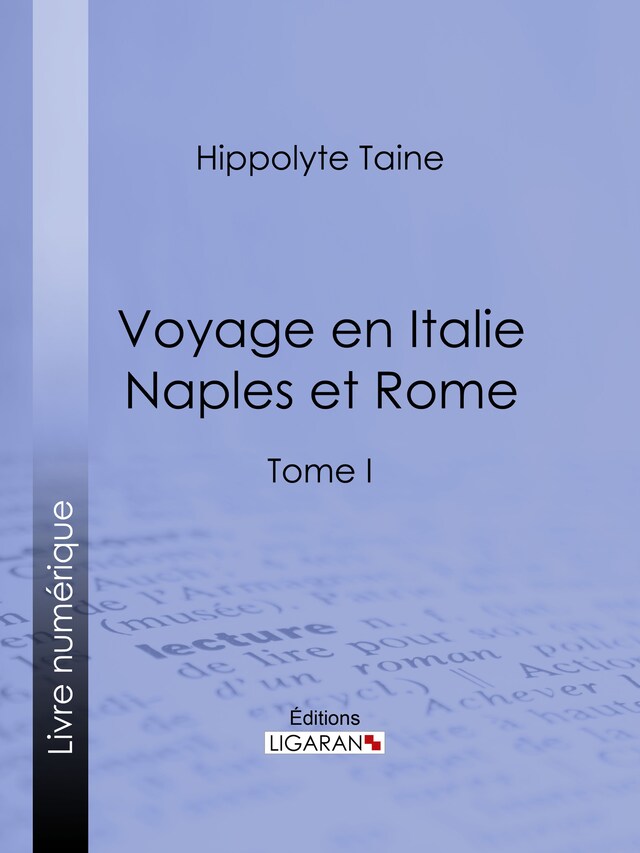 Kirjankansi teokselle Voyage en Italie. Naples et Rome