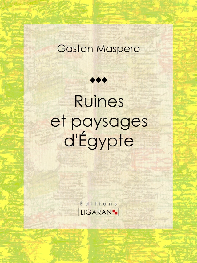 Kirjankansi teokselle Ruines et paysages d'Égypte