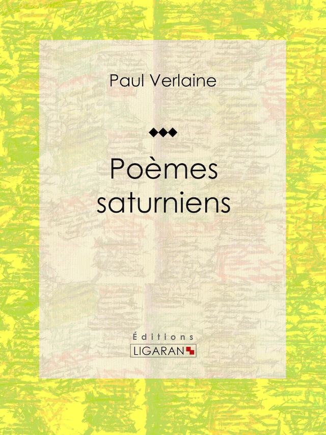 Boekomslag van Poèmes Saturniens
