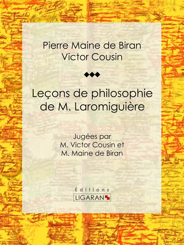 Okładka książki dla Leçons de philosophie de M. Laromiguière