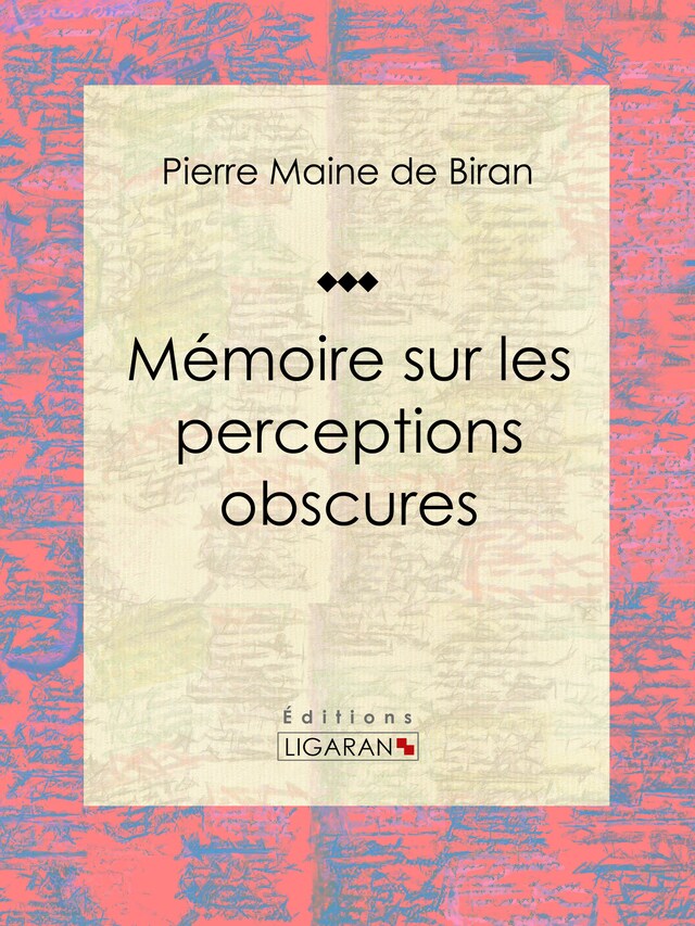 Buchcover für Mémoire sur les perceptions obscures