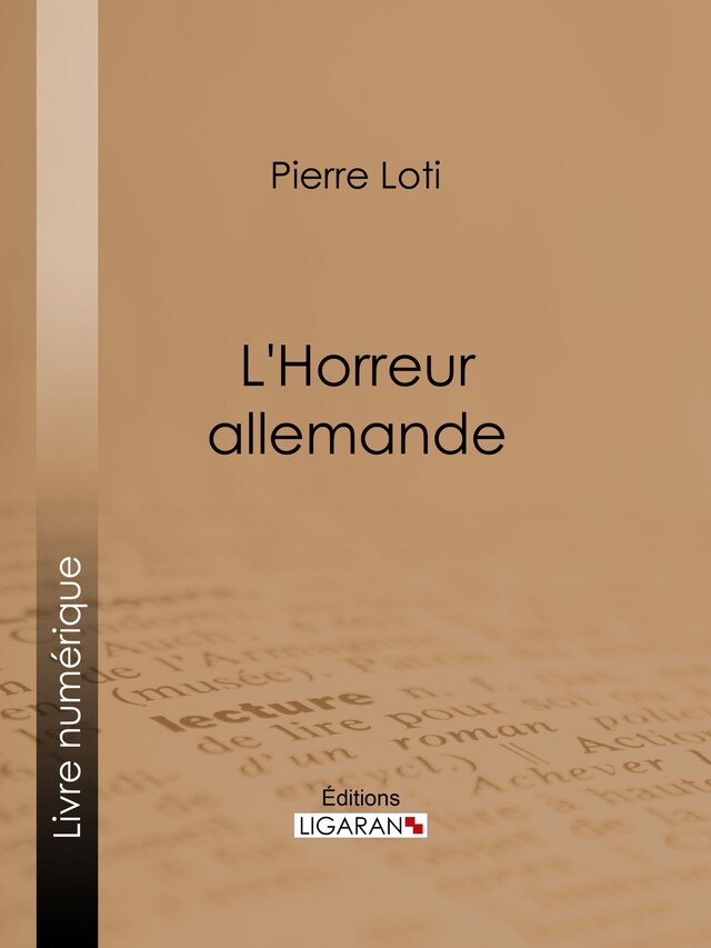 Bogomslag for L'Horreur allemande