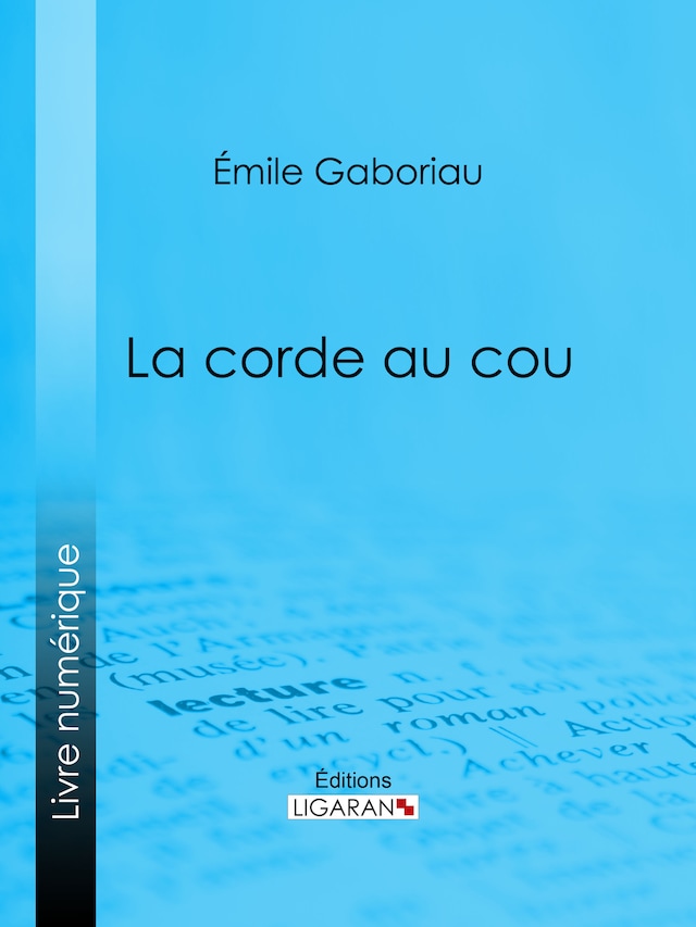 Boekomslag van La Corde au cou