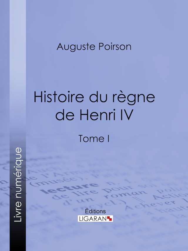 Okładka książki dla Histoire du règne de Henri IV