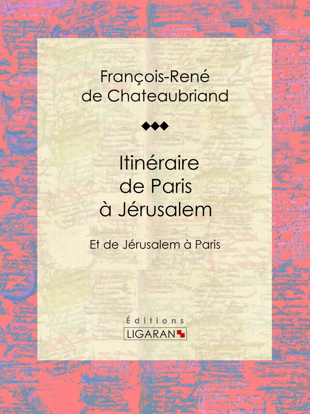 Book cover for Itinéraire de Paris à Jérusalem