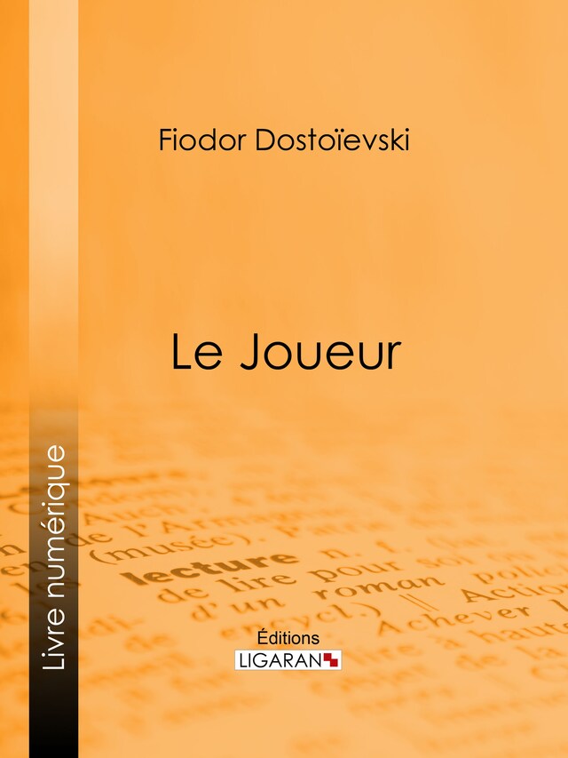 Boekomslag van Le Joueur