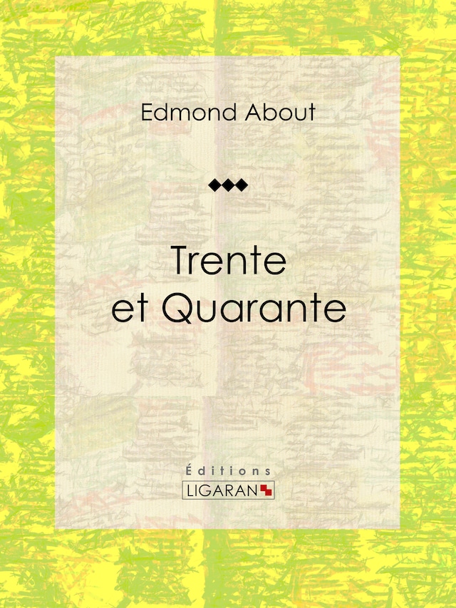 Book cover for Trente et Quarante