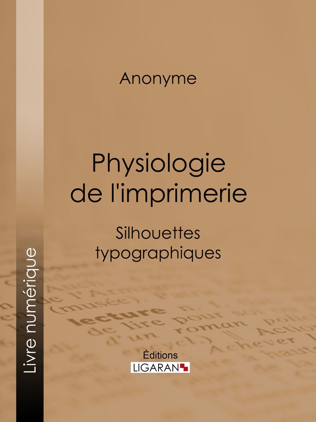 Copertina del libro per Physiologie de l'imprimerie