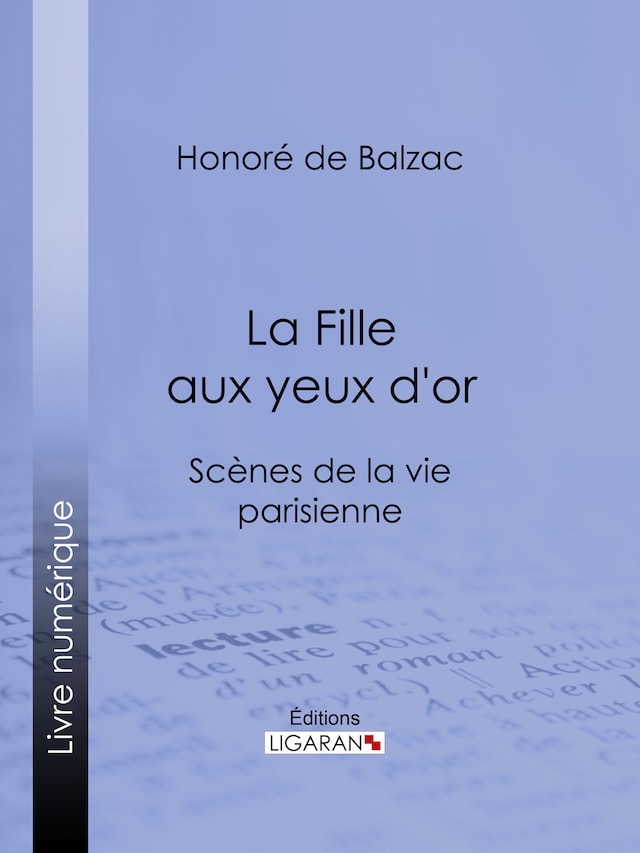 Book cover for La Fille aux yeux d'or