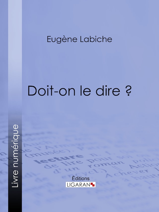 Book cover for Doit-on le dire ?