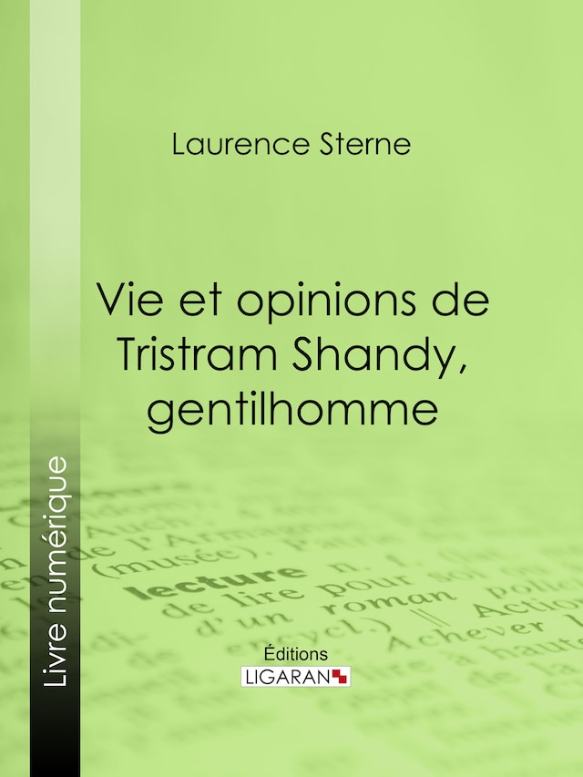 Book cover for Vie et opinions de Tristram Shandy, gentilhomme
