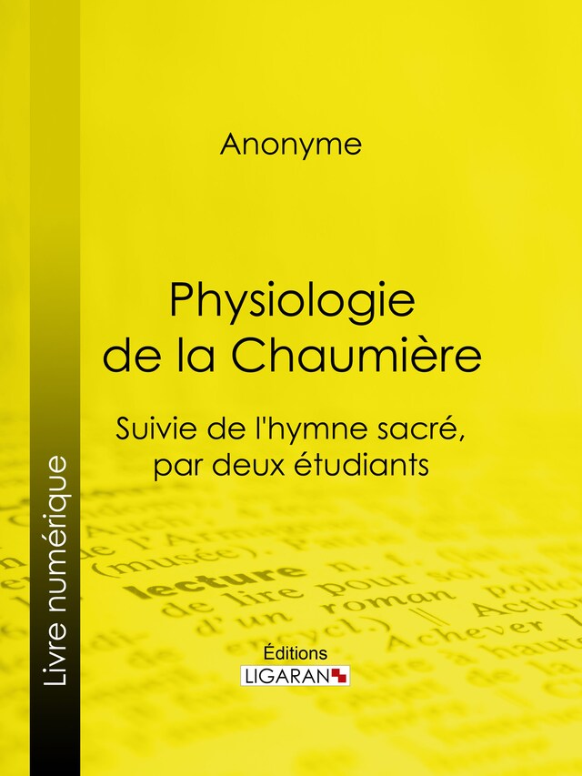 Copertina del libro per Physiologie de la Chaumière