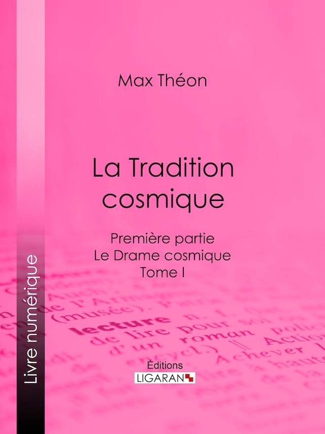 Book cover for La Tradition cosmique