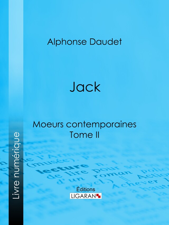 Book cover for Jack : moeurs contemporaines
