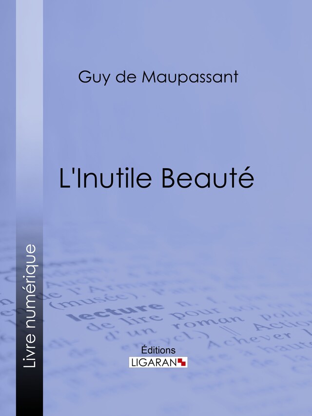 Boekomslag van L'Inutile Beauté