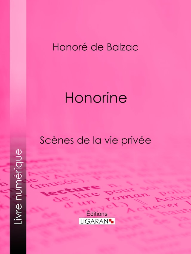 Book cover for Honorine