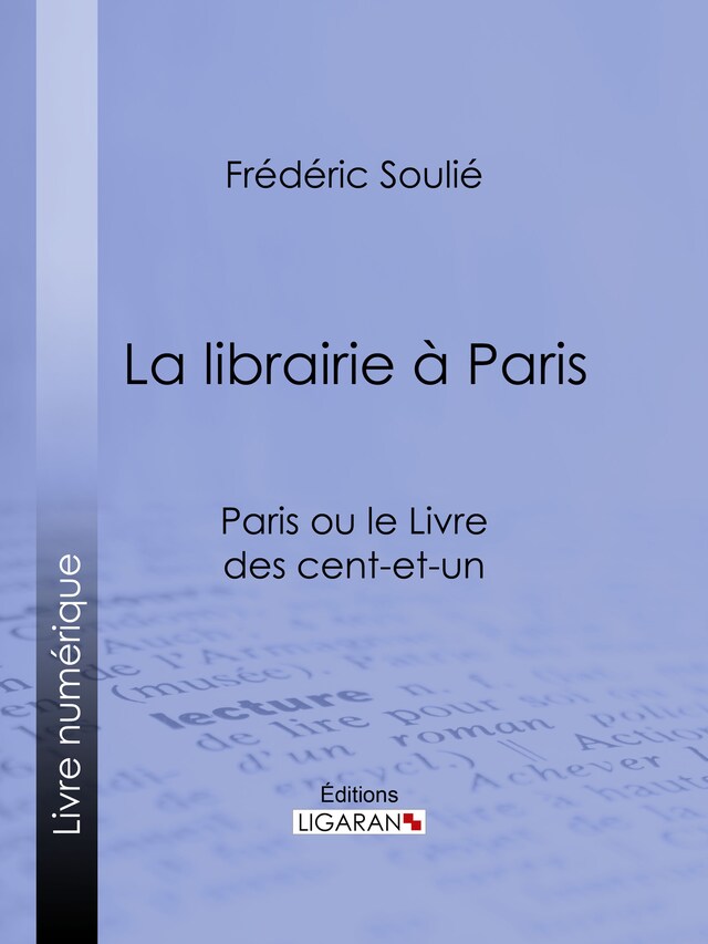 Okładka książki dla La librairie à Paris