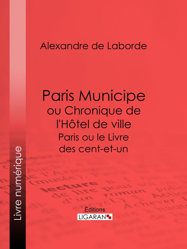 Portada de libro para Paris Municipe ou Chronique de l'Hôtel de ville