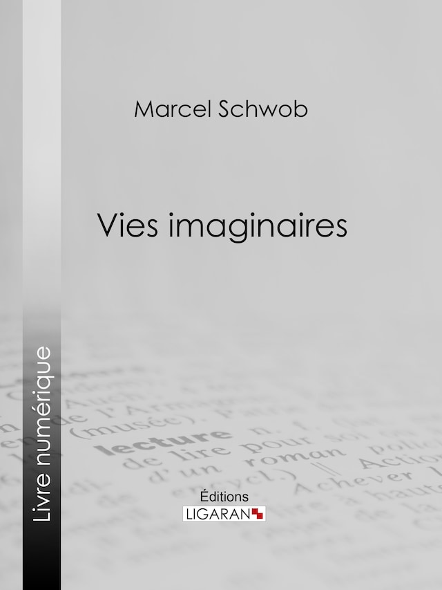 Copertina del libro per Vies imaginaires