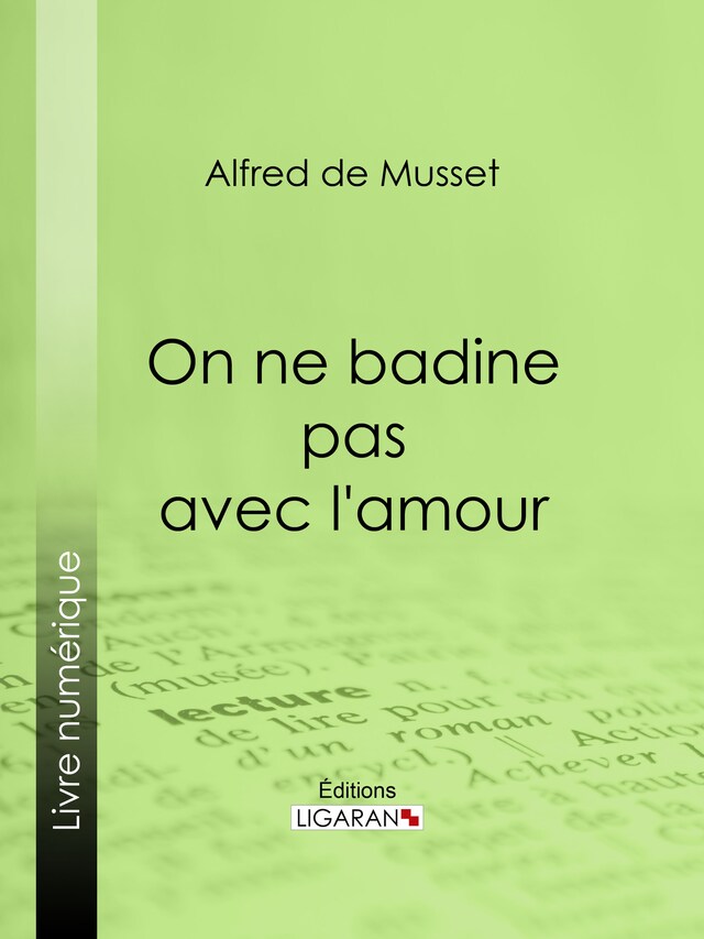 Book cover for On ne badine pas avec l'amour