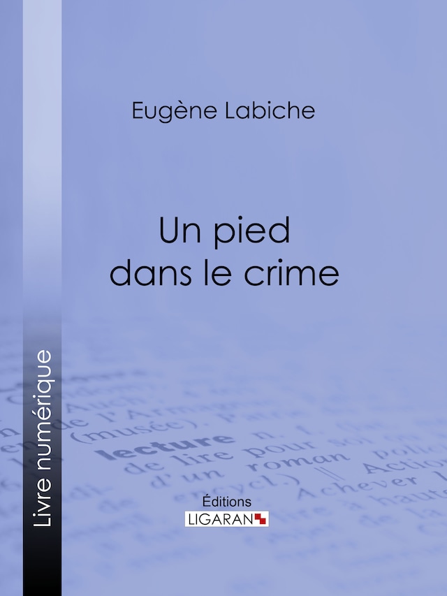 Book cover for Un pied dans le crime