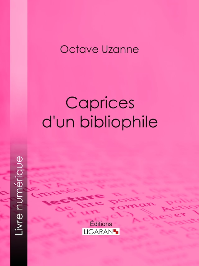 Book cover for Caprices d'un bibliophile