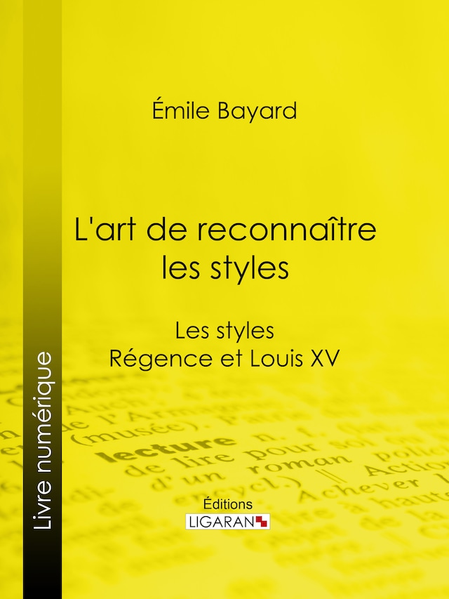 Book cover for L'art de reconnaître les styles