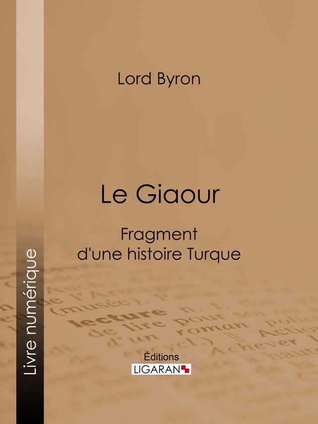 Book cover for Le Giaour