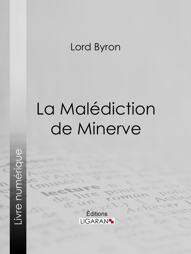 Book cover for La Malédiction de Minerve