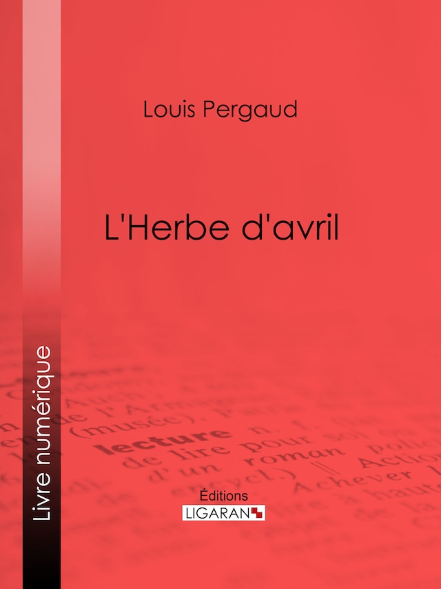 Buchcover für L'Herbe d'avril