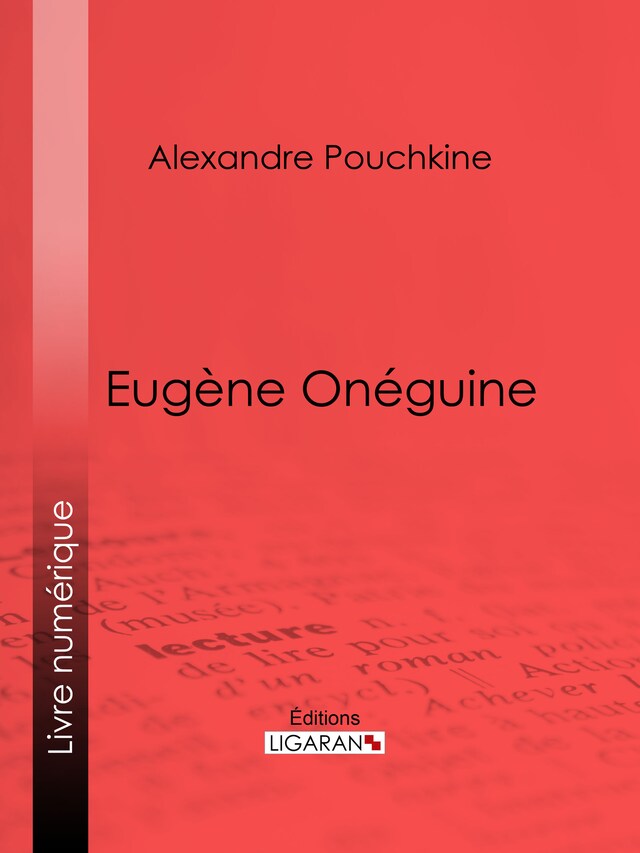 Kirjankansi teokselle Eugène Onéguine