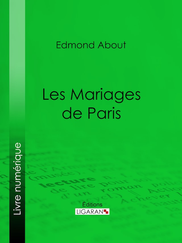 Book cover for Les Mariages de Paris