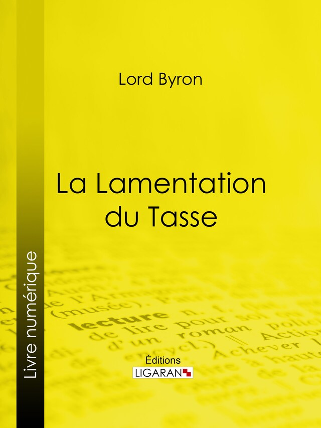 Book cover for La Lamentation du Tasse